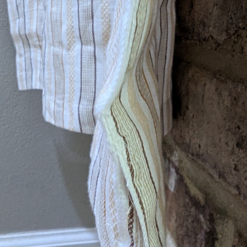 New! Stitch Note Dyed Yarn Striped Shirt - Picture 10 of 15